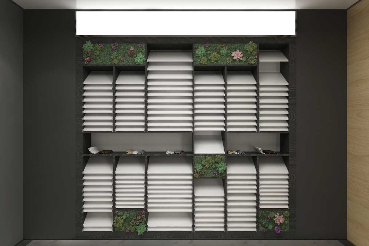 材料樣品區(qū)